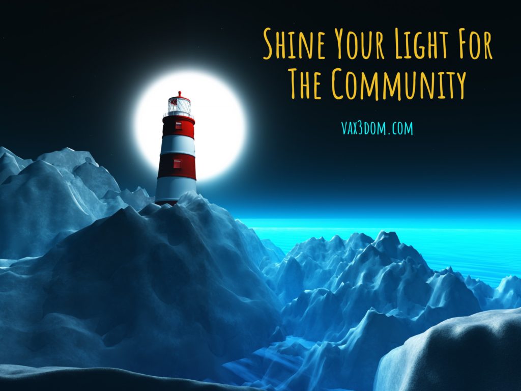 shine your light for the community